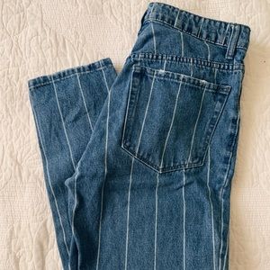 Forever 21 size 24 high rise jeans.